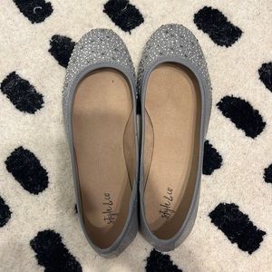 These are rhinestone shoes! Perfect for picture day or a date night!